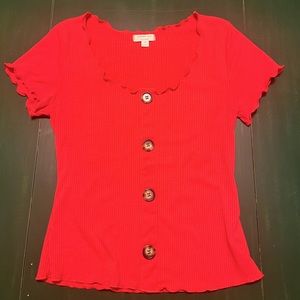 (2/$10) Chroma Tale woman’s short sleeve top